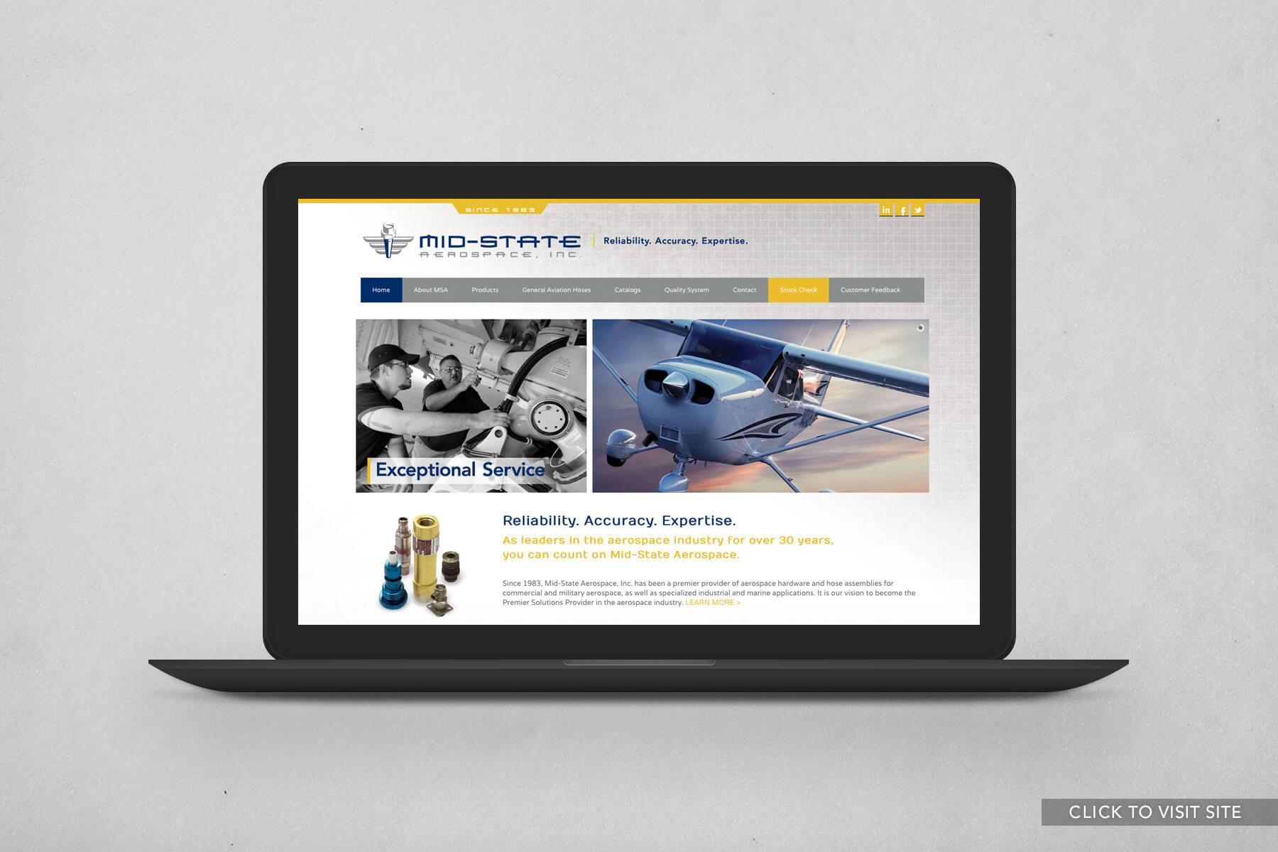 Mid-State Aerospace Website - WordPress